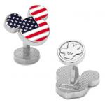 Stars and Stripes Mickey Mouse Cufflinks.JPG